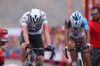 Froome pierde sus opciones en la Vuelta
